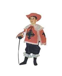 DISFRAZ DE MOSQUETERO ROJO