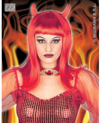 PELUCA DIABLESA CUERNOS