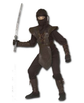 DISFRAZ DE NINJA EFECTO SIMILPIEL