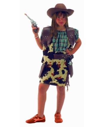 Disfraz de vaquera corta niña Disfraz de vaquera corta niña