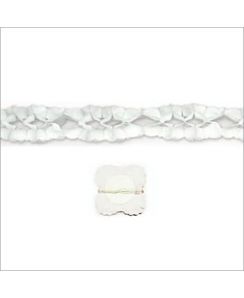 GUIRNALDA UNICOLOR BLANCO