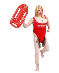 DISFRAZ DE VIGILANTE PLAYA PARA HOMBRE