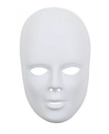 CARETA BLANCA PVC