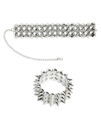 COLLAR Y PULSERA DE PINCHOS