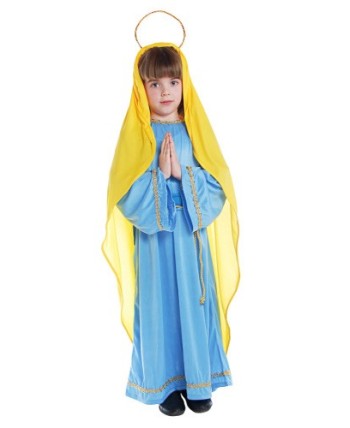 DISFRAZ DE VIRGEN MARIA PARA NIÑA