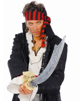 ESPADA PIRATA CALAVERA 70 CMS.