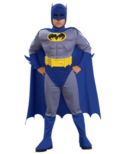 DISFRAZ BATMAN MUSCULOSO AZUL PARA NIÑO