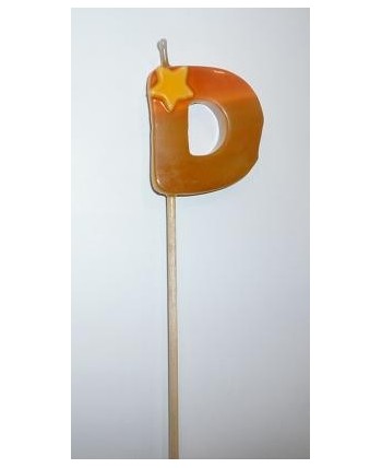 VELA PALITO LETRA D