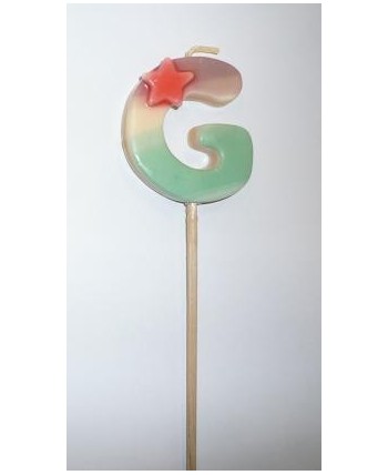 VELA PALITO LETRA G