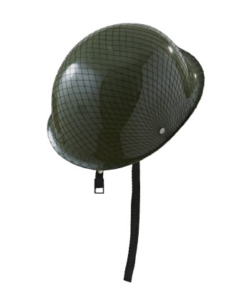 CASCO MILITAR VERDE MALLA