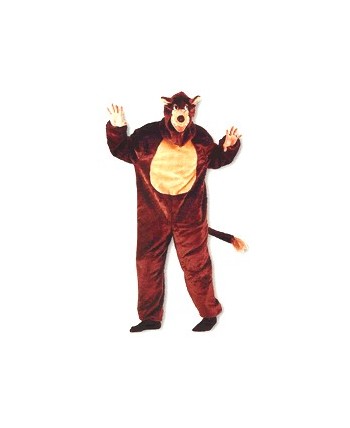 DISFRAZ DE LOBO MARRON ADULTO