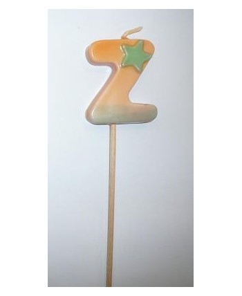VELA PALITO LETRA Z