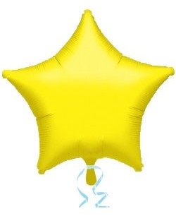 GLOBO DE HELIO ESTRELLA AMARILLA METALIZADO