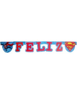 GUIRNALDA SUPERMAN FELIZ CUMPLE
