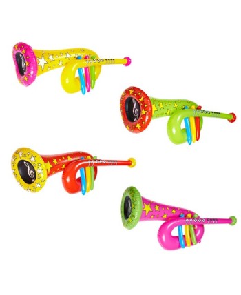 TROMPETA DE PAYASO HINCHABLE 63CM