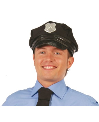 GORRA POLICIA NEGRA