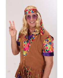 PELUCA DE HIPPIE LENNON RUBIA