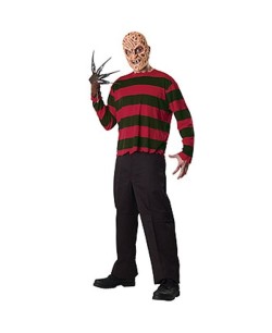 DISFRAZ DE FREDDY KRUGER CARETA Y GUANTE PARA HOMBRE