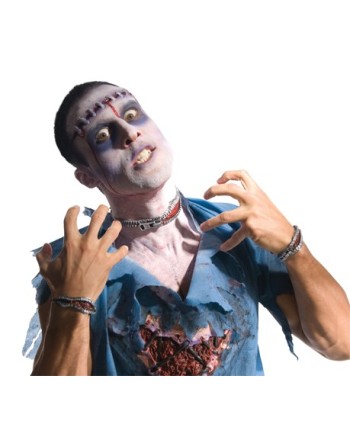 SET CREMALLERA SANGRIENTA ZOMBIE