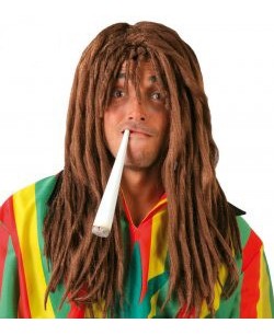 ▷ PELUCA RASTA CASTAÑA