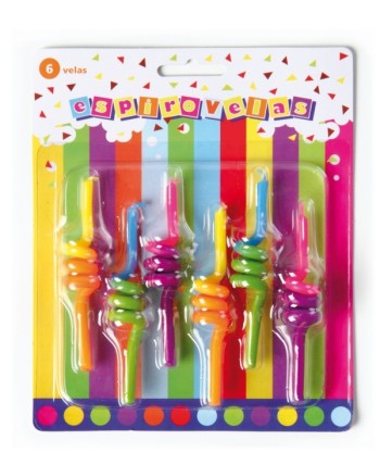 VELAS ESPIROVELAS 6 UNIDADES
