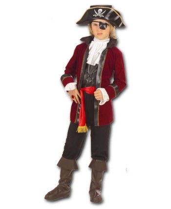 Disfraz pirata isla del tesoro niño
