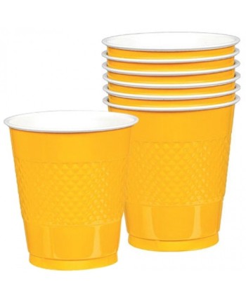 VASO AMARILLO 10 UNIDADES