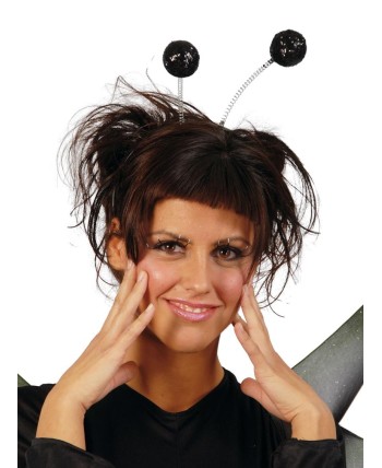 DIADEMA BOLA NEGRA ESCARCHA DIADEMA BOLA NEGRA ESCARCHA