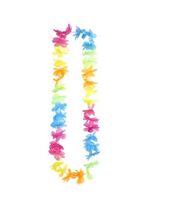 COLLAR HAWAIANO NEON MULTICOLOR