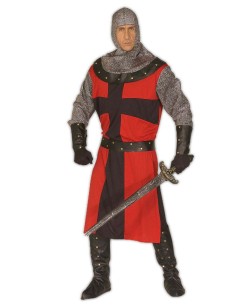 DISFRAZ DE CRUZADO NEGRO PARA HOMBRE