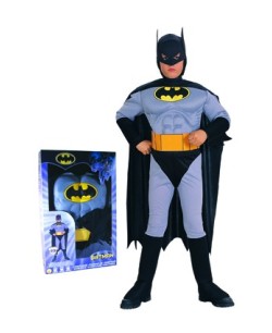 DISFRAZ BATMAN CLASICO MUSCULOSO PARA NIÑO
