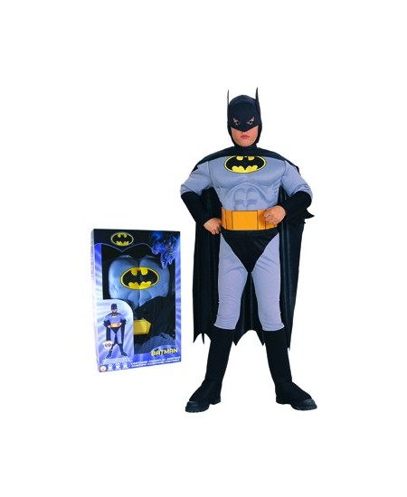 DISFRAZ BATMAN CLASICO MUSCULOSO PARA NIÑO