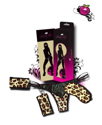 BRAGUITA LEOPARDO C/ESPOSAS Y VENDA