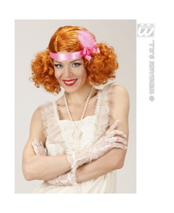 PELUCA PELIROJA RIZADA CORTA