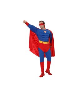 Disfraz superman musculoso adulto
