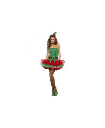 DISFRAZ DE DUENDECILLA VERDE CON TUTU
