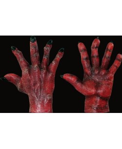 MANOS RED EVIL DEMONIO CON UÑAS NEGRAS