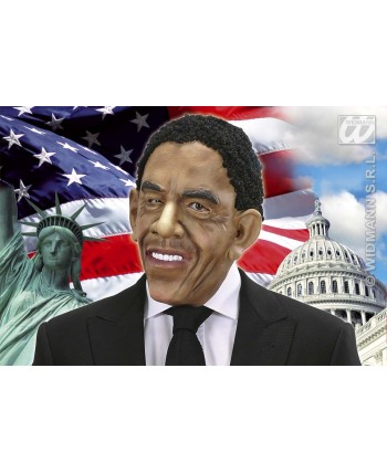 MASCARA PRESIDENTE CON PELUCA