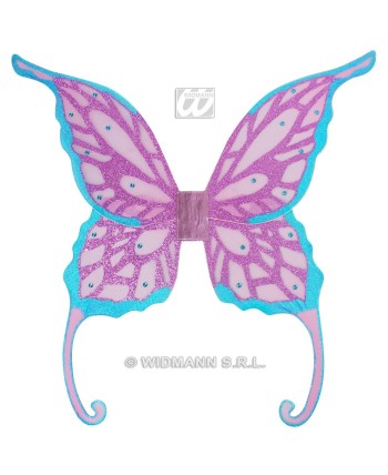 ALAS HADA ROSA/AZUL CON GLITTER