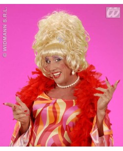 PELUCA DRAG QUEEN RUBIA