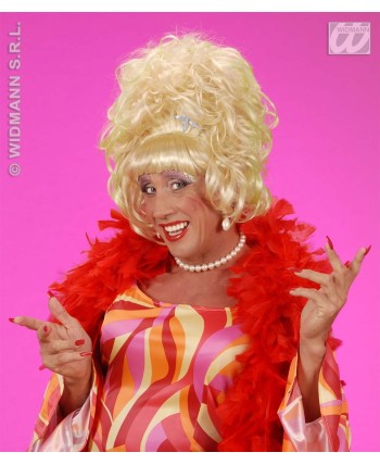 PELUCA DRAG QUEEN RUBIA