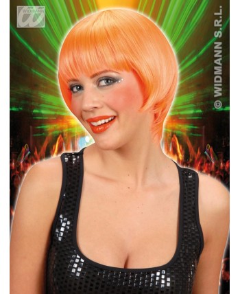 PELUCA NARANJA CORTA