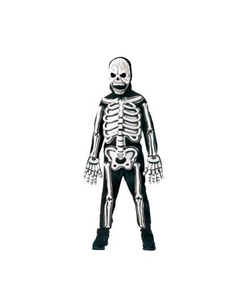 DISFRAZ DE ESQUELETO HUESOS RELIEVE PARA HOMBRE