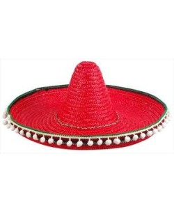 SOMBRERO MEJICANO ROJO PEQUEÑO