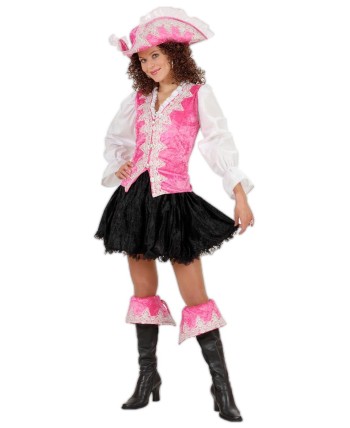 DISFRAZ DE PIRATESA ROSA LUJO