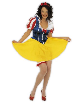 DISFRAZ DE REINA NIEVES SEXY CORTO