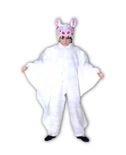 DISFRAZ DE MURCIÉLAGO BLANCO BARTOK