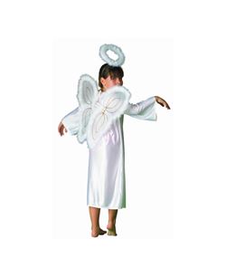 DISFRAZ DE ANGEL CON ALAS