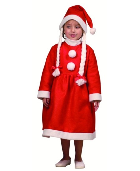 DISFRAZ DE MAMA NOEL PARA NIÑA