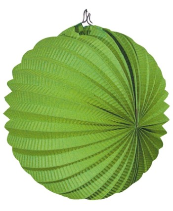 FAROL VERDE CLARO FERIA 22 CM 6 UNIDADES